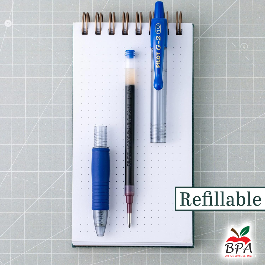 Pilot •  Bolígrafos G2 Bold 1.0 mm - Retractables (Azul - pk/12)