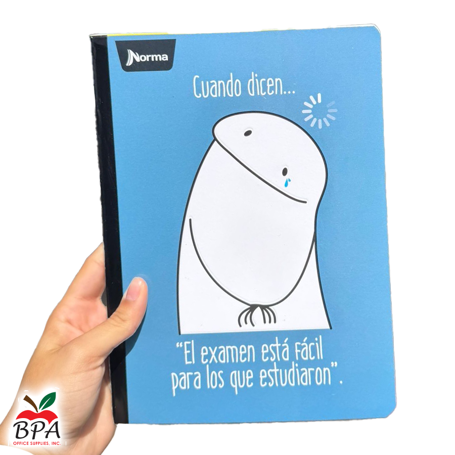 Norma •  Libreta grande Memes 2026 (Variedad de diseños)