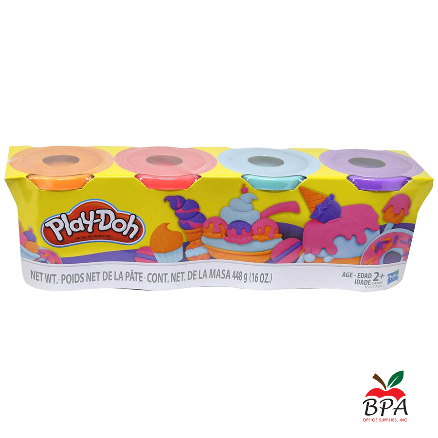 Hasbro •  Plastilina Play-Doh "Sweet Set" (set de 4 colores)