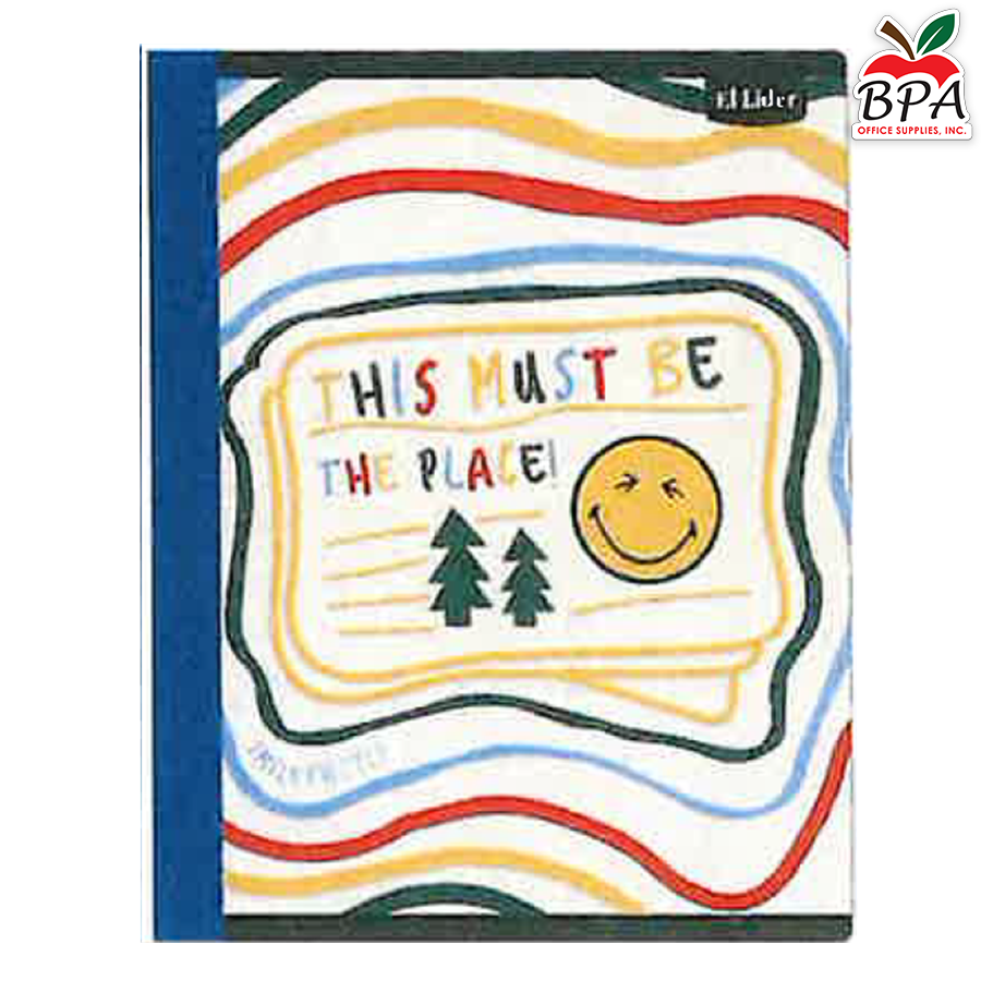 El Líder •  Libreta grande carpeta blanda "Smiley Kids"