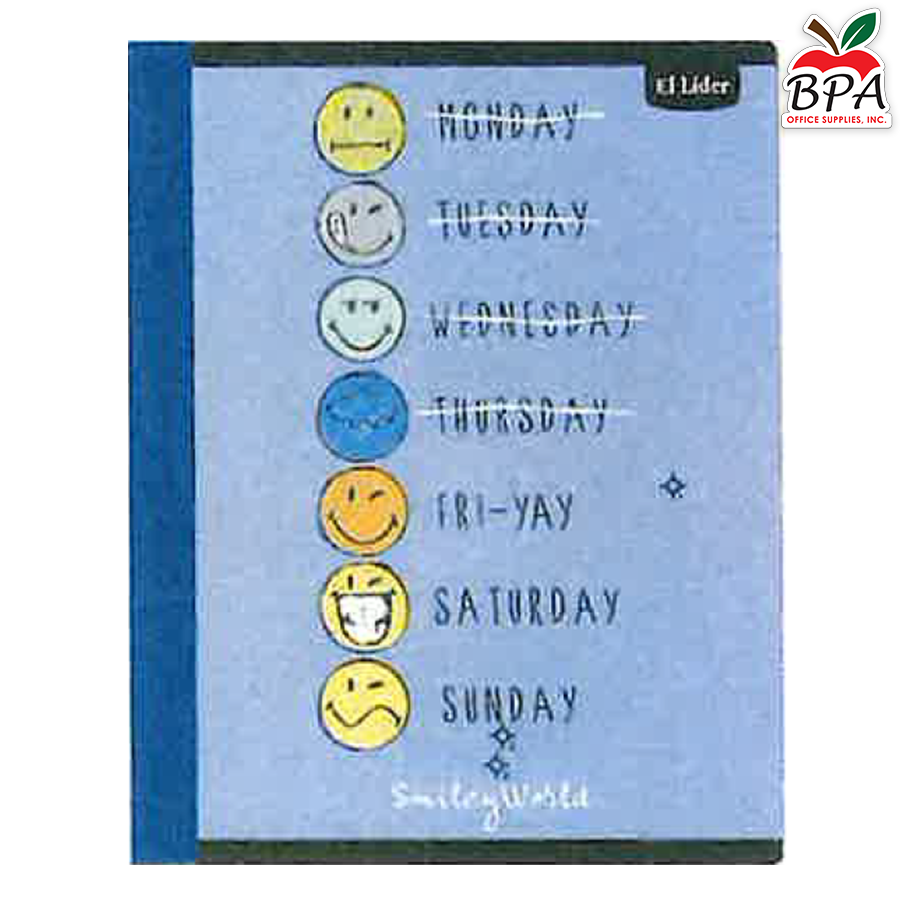 El Líder •  Libreta grande carpeta blanda "Smiley Kids"