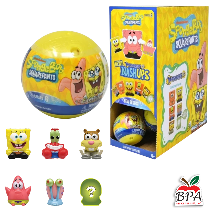Sponge Bob •  Mash'ems Figure "Sponge Bob" (1 Unidad - Estilo Variados y Misterioso)
