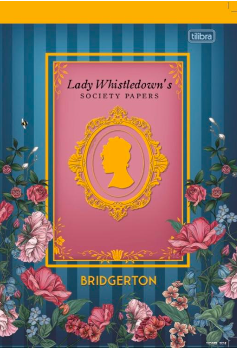 Tilibra •  Libreta grande carpeta blanda "Bridgerton 2026"