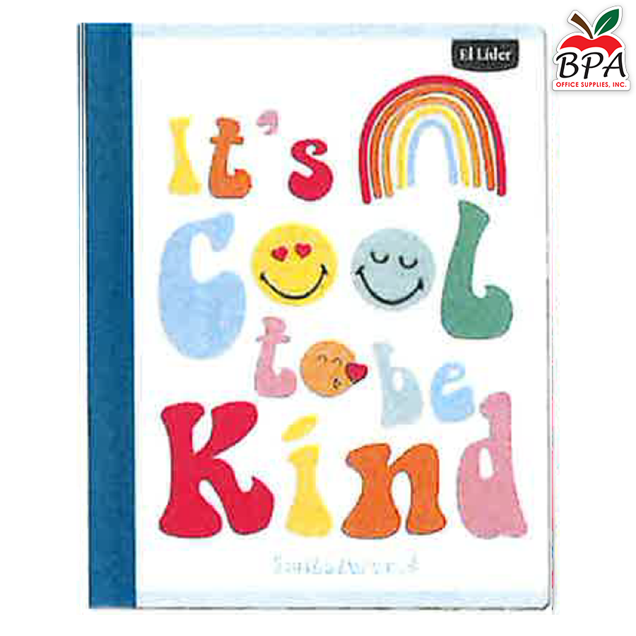 El Líder •  Libreta grande carpeta blanda "Smiley Kids - Femenino"