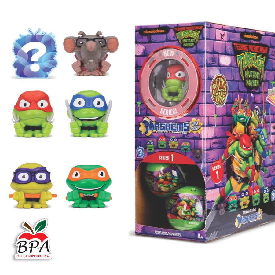 TMNT •  Mash'ems Figure "Teenage Mutant Ninja Turtles" (1 Unidad - Estilo Variados y Misterioso)