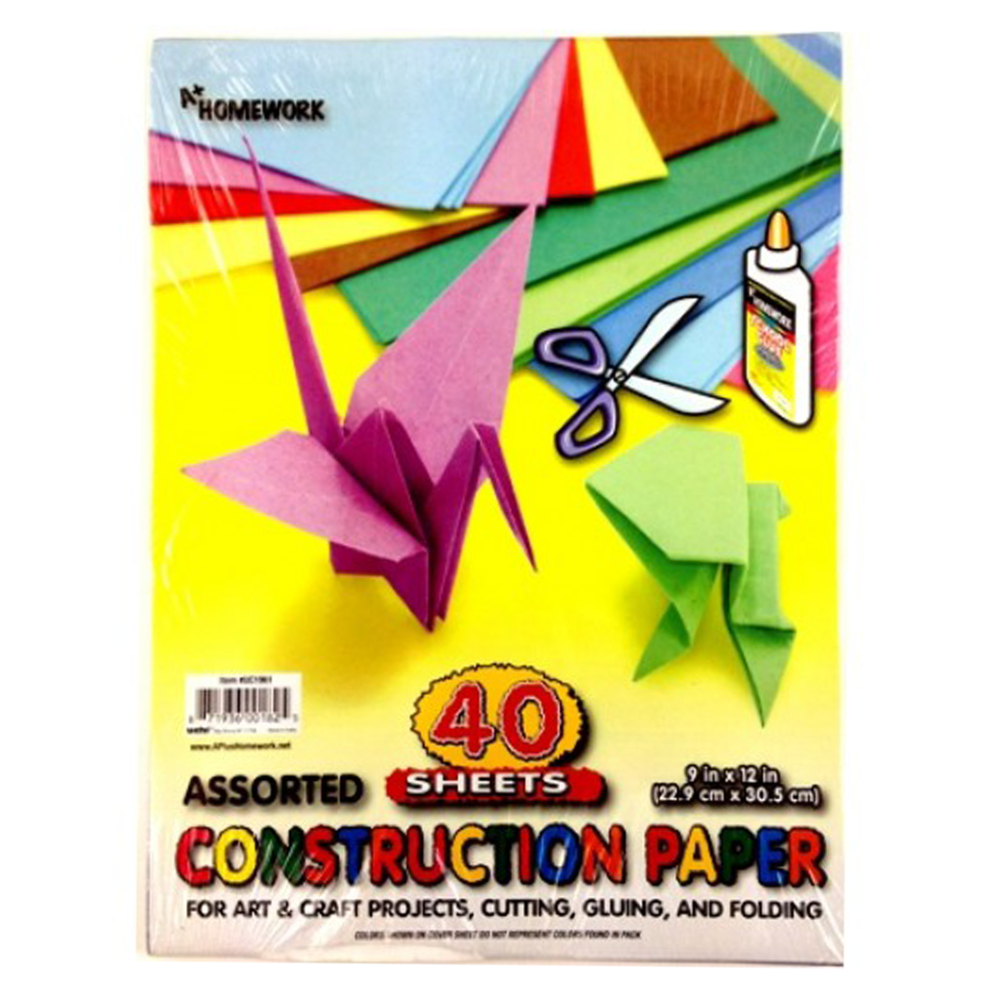 A Plus Homework •  Papel de construcción (40 hojas)