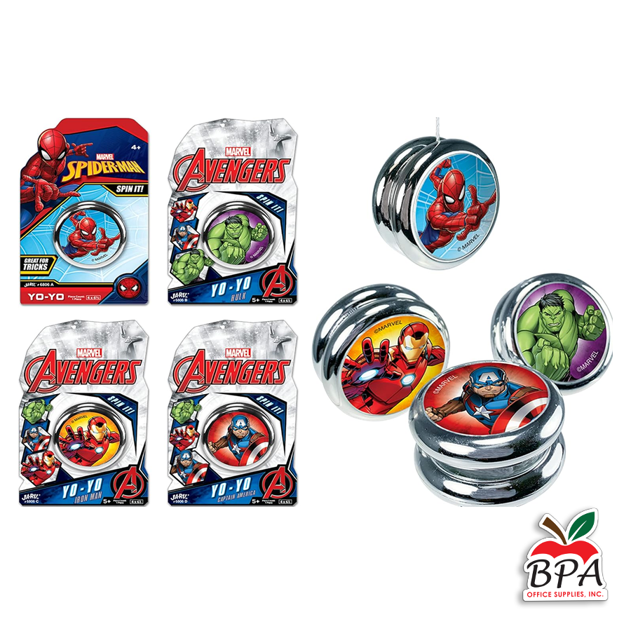 Yo-yo • Yo-Yo (variedad de estilos de Marvel) - 1 unidad