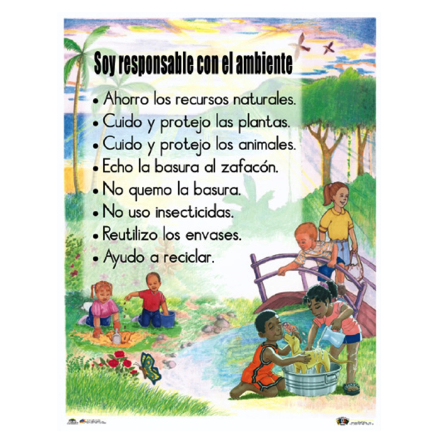 Anisa •  Cartel "Soy responsable con el ambiente"