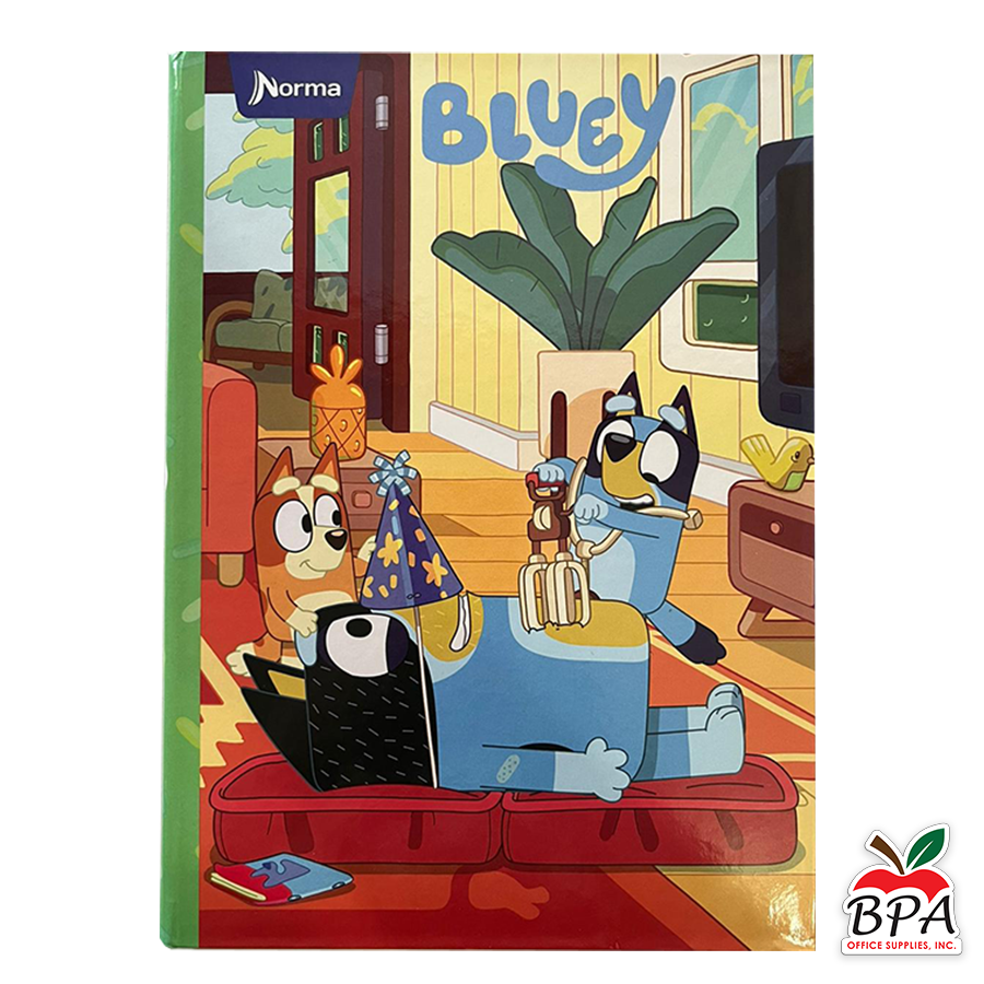 Norma •  Libreta grande carpeta dura "Bluey 2024"