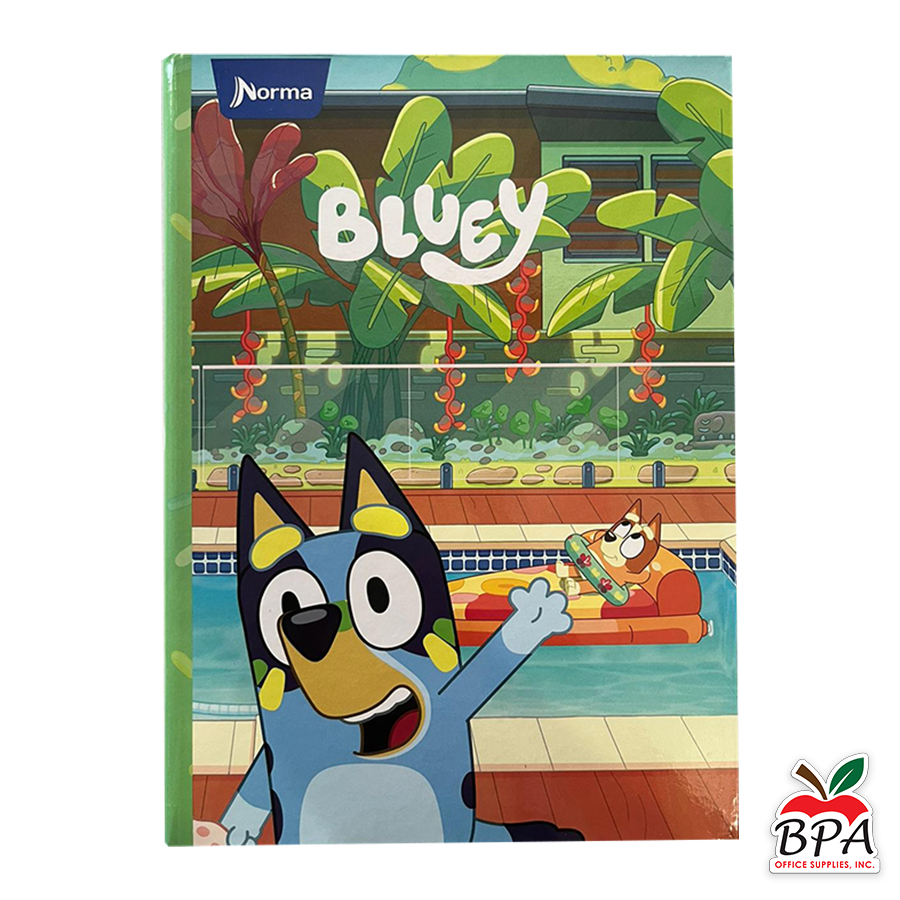 Norma •  Libreta grande carpeta dura "Bluey 2024"