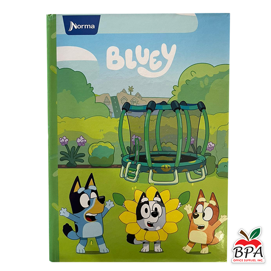 Norma •  Libreta grande carpeta dura "Bluey 2024"