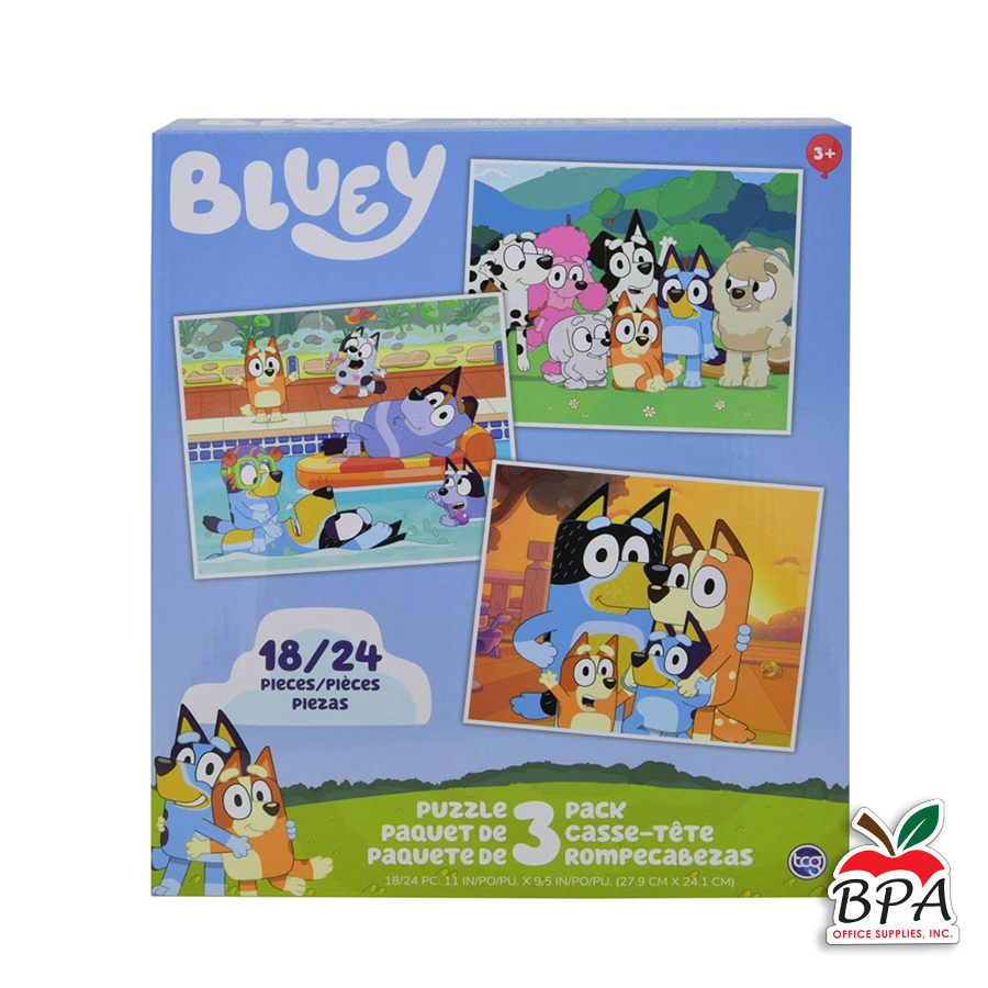 Rompecabeza • Rompecabeza de 3 sets  "Bluey"
