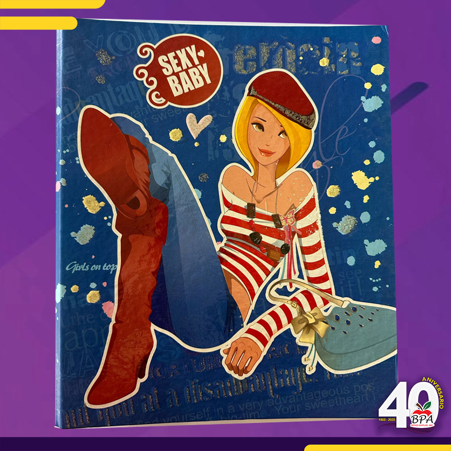 Carpeta • Carpeta de argolla 1" (variedad de diseños)