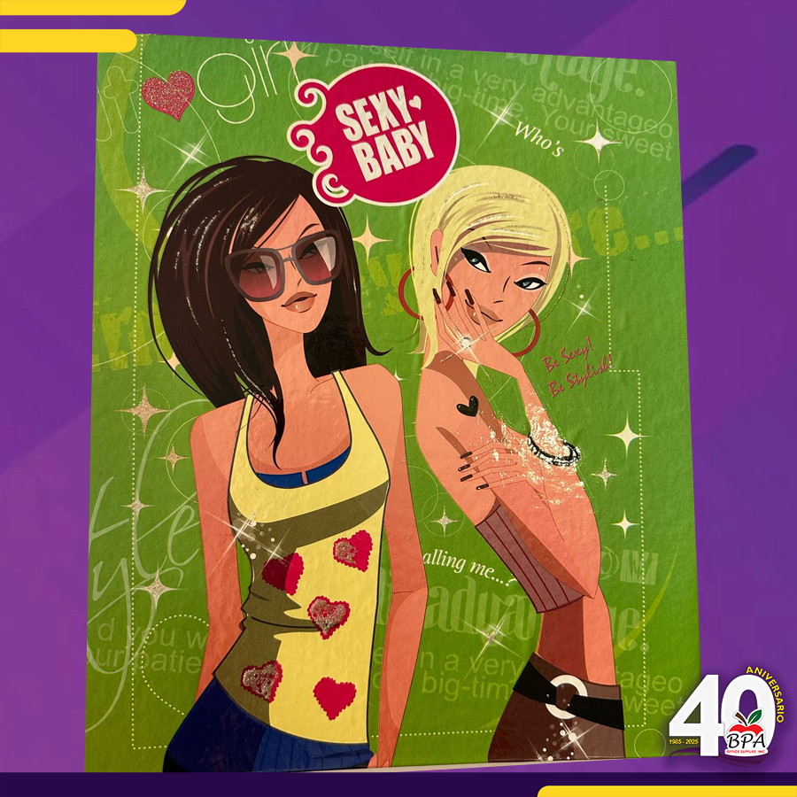 Carpeta • Carpeta de argolla 1" (variedad de diseños)