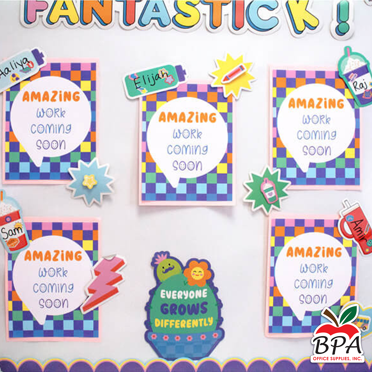 Carson Dellosa • Set-decorativo "We Stick Together Our Class is Fantastic"