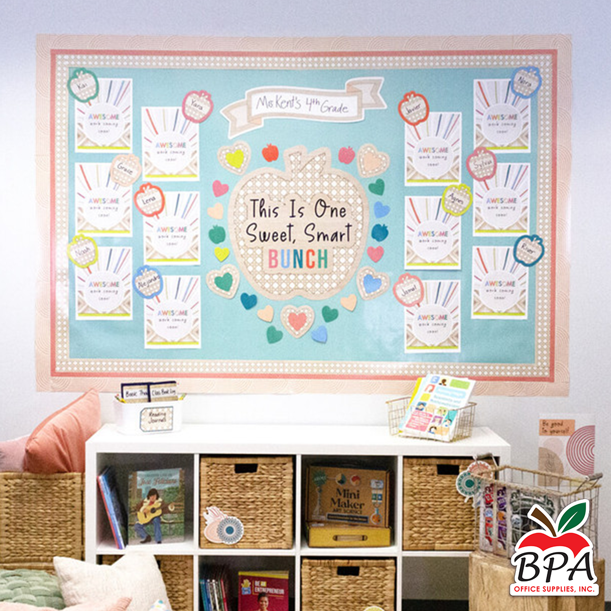 Carson Dellosa • Set-decorativo "True to You This Is One Sweet, Smart Bunch"