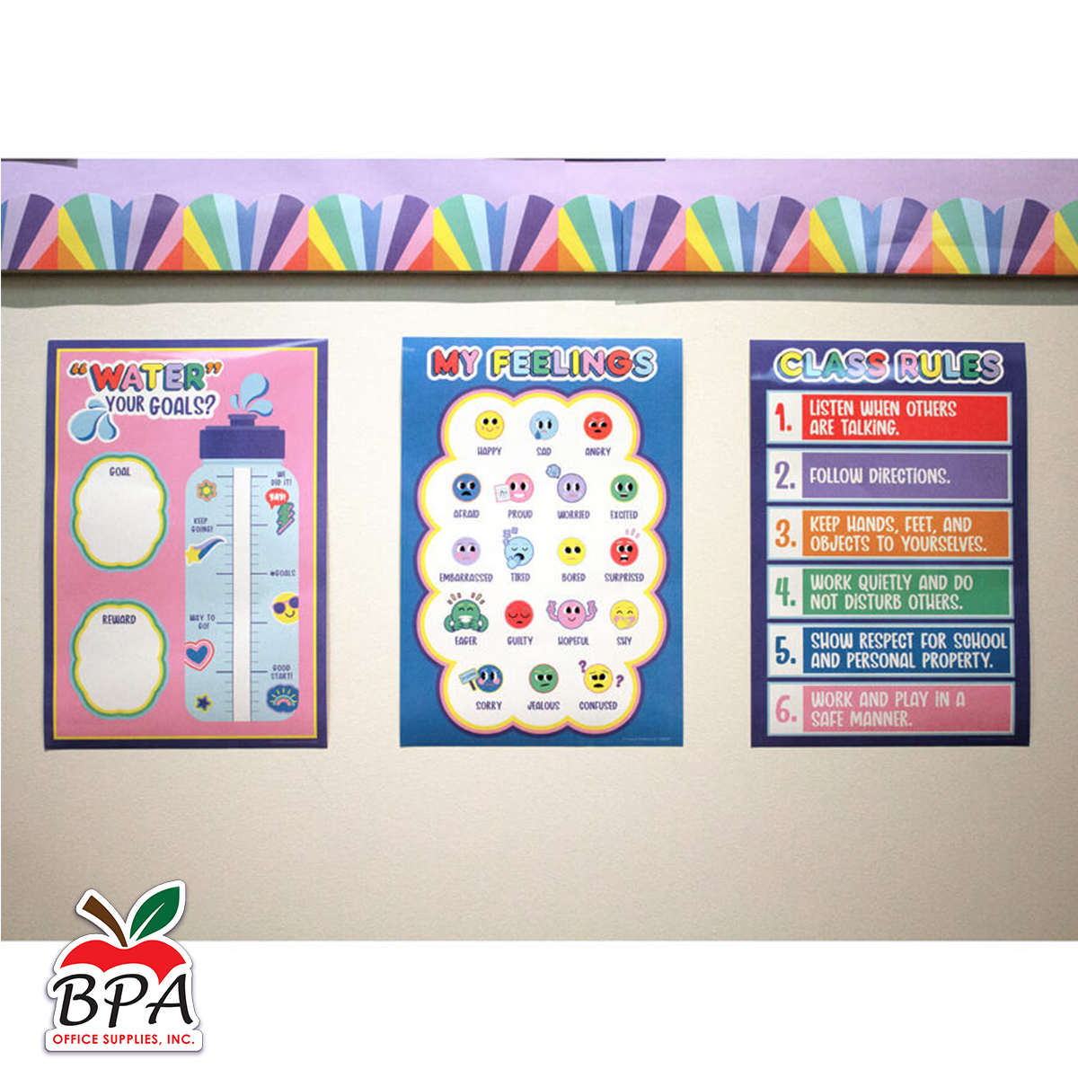 Carson Dellosa • Set-decorativo "We Stick Together Behavior"