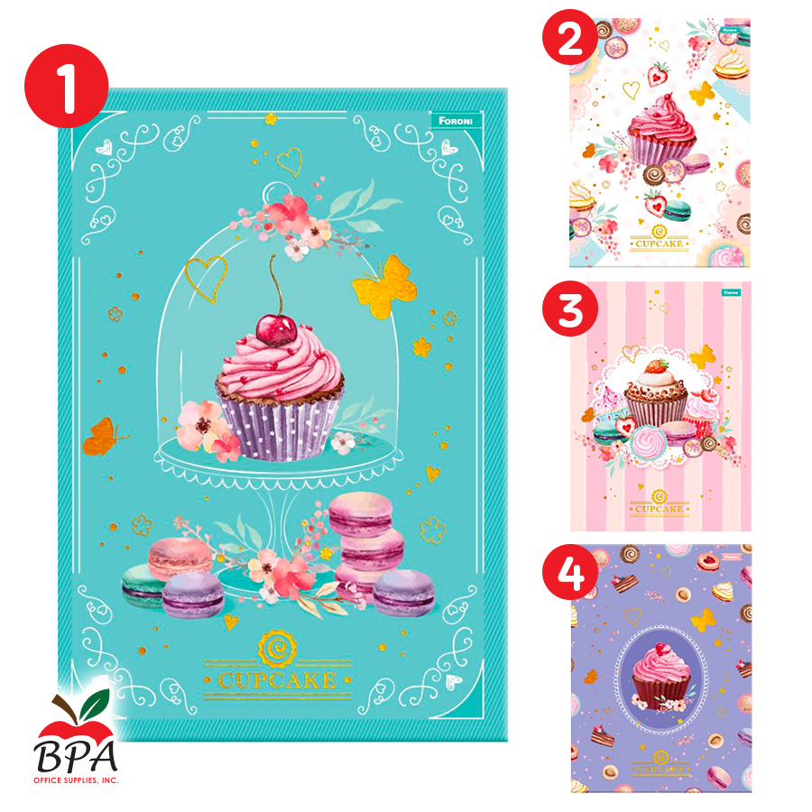 Foroni •  Libreta grande carpeta blanda "Cupcake 2026"