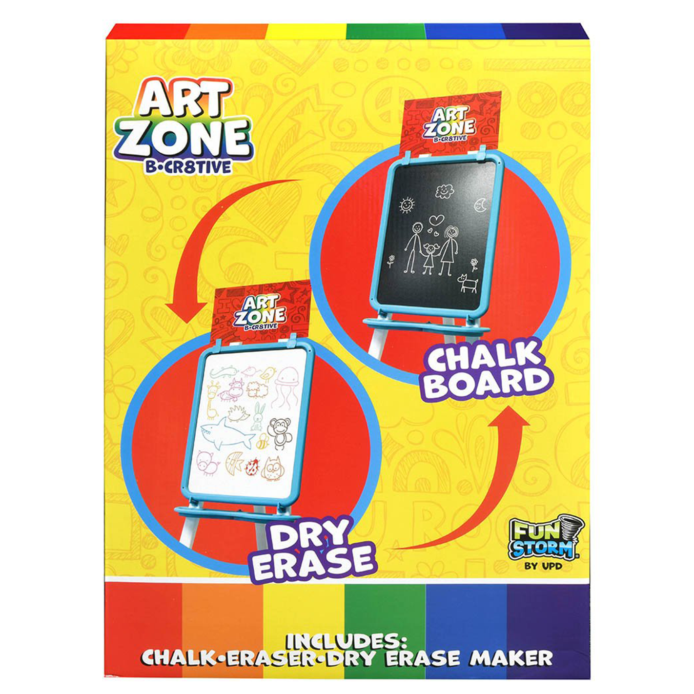 Fun Storm • Double Sided Standing Easel