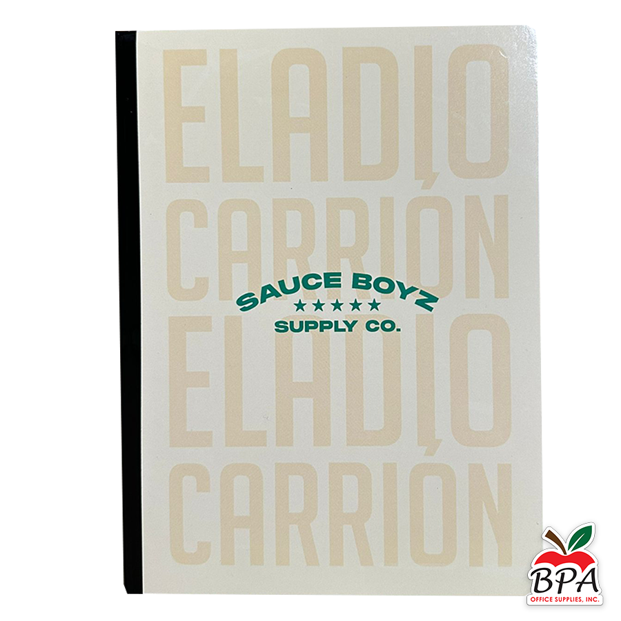 Eladio Carrion • Libreta grande carpeta blanda "Eladio Carrión"