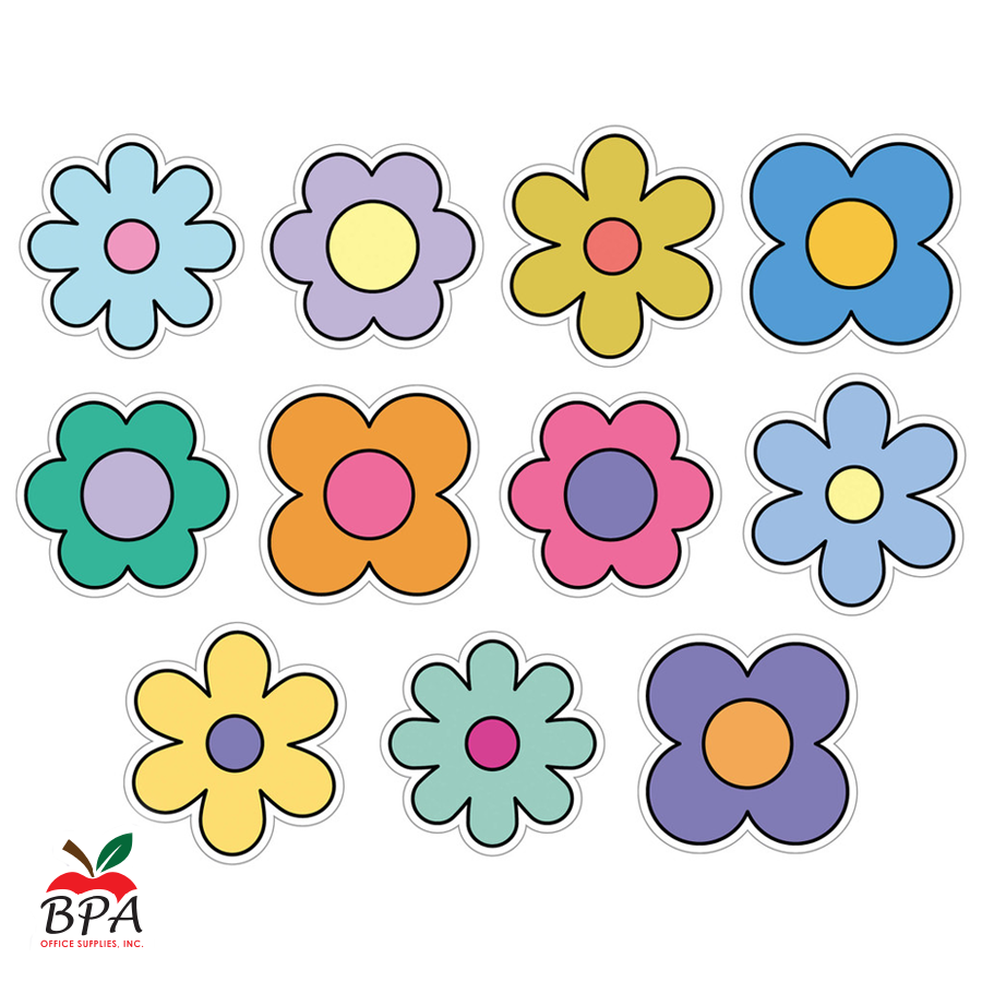 Carson Dellosa • Cut-outs "Retro Remix - Flowers"