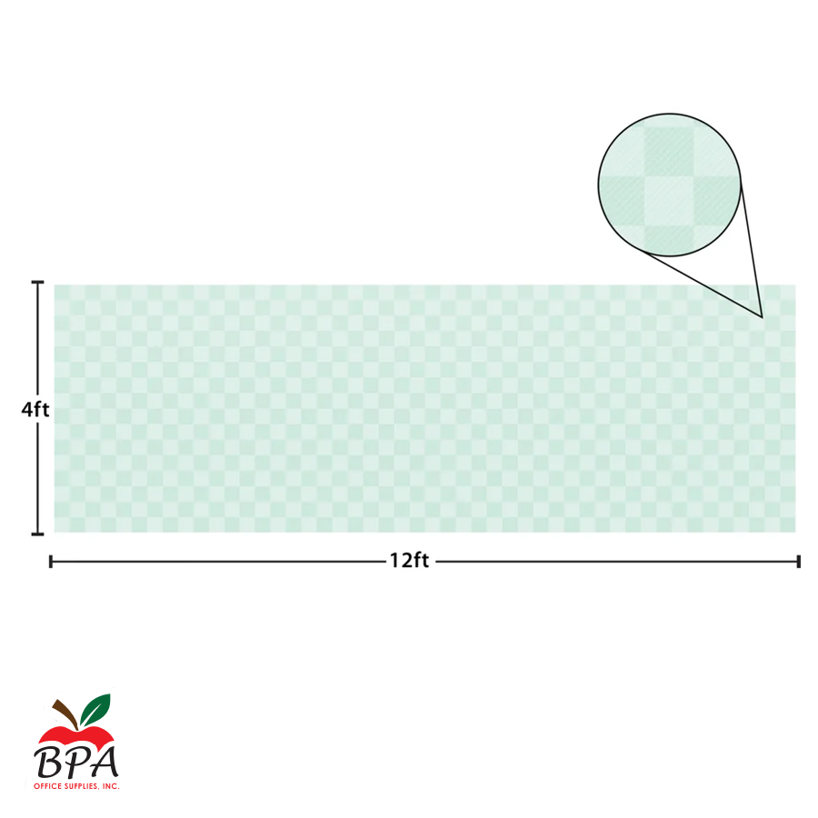 Teacher Created Resources • Rollo de papel para bulletin board "Green Checkers - Better Than Paper"