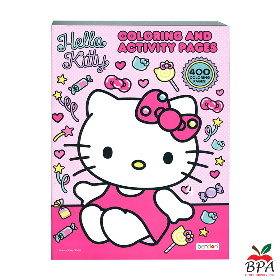 Bendon •  Libro de pintar 400 hojas - "Hello Kitty"