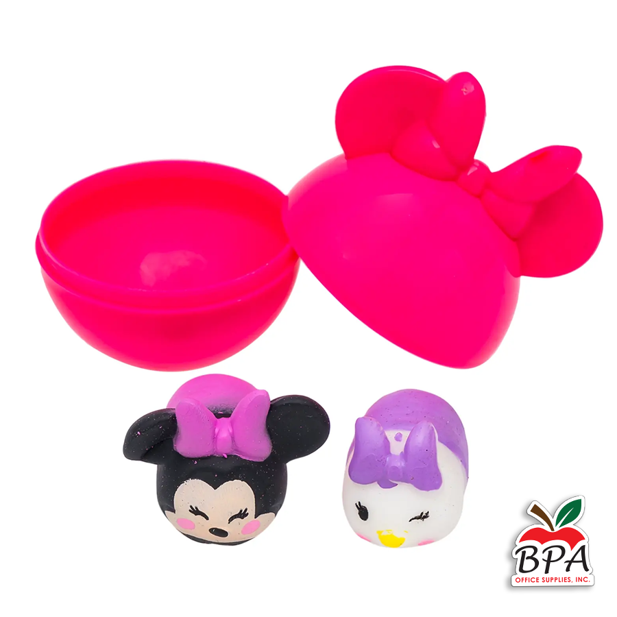 Disney Jigglies Squeezy• Bola plástica con 2 mini "Squishy" de Disney