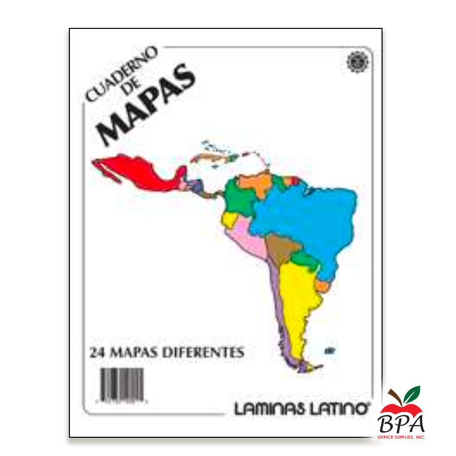 Laminas Taino • Cuaderno de Mapas (24 mapas)