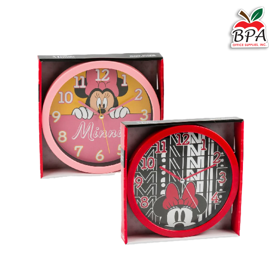 Wall Clock • Reloj de Pared 10" - Minnie Mouse