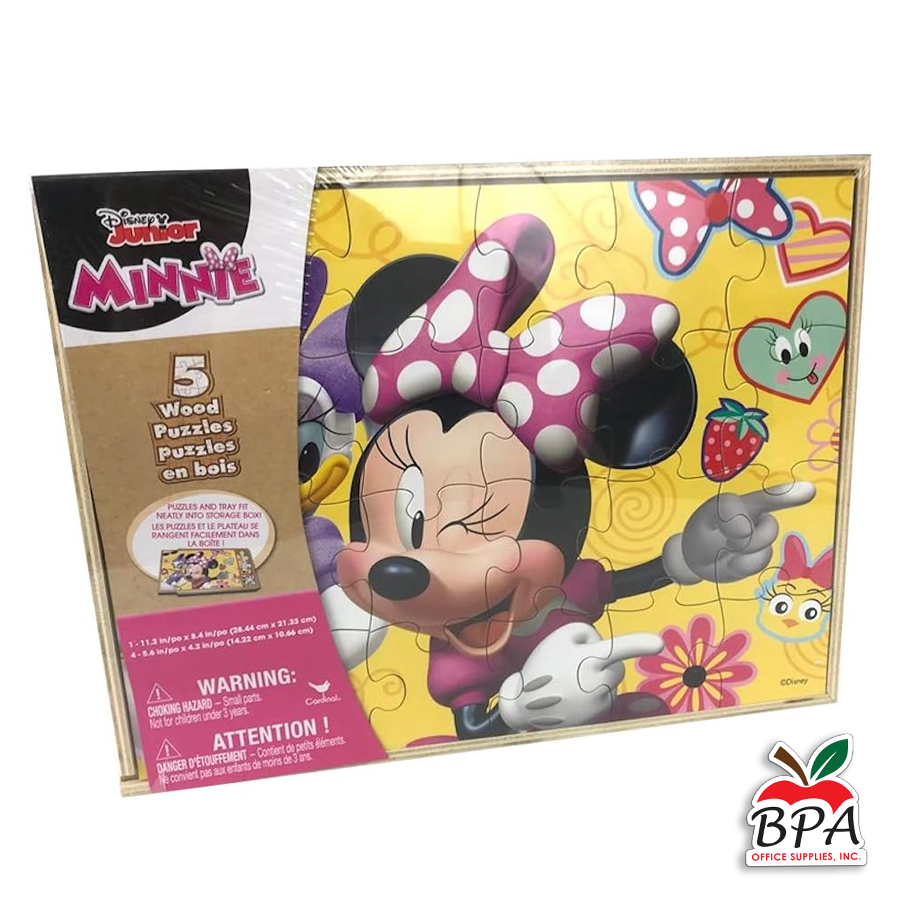 Minnie Mouse • 5 Pack Wood Puzzle