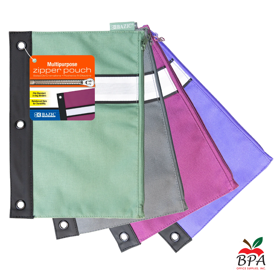 Bazic • Cartuchera "Morandi" (3 ring pencil pouch)
