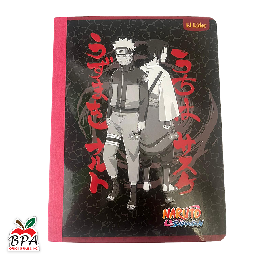 El Líder •  Libreta grande carpeta blanda "Naruto"