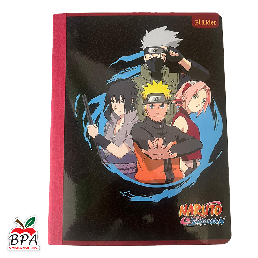 El Líder •  Libreta grande carpeta blanda "Naruto"