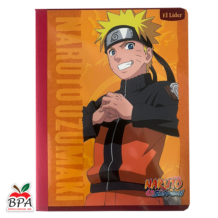 El Líder •  Libreta grande carpeta blanda "Naruto"