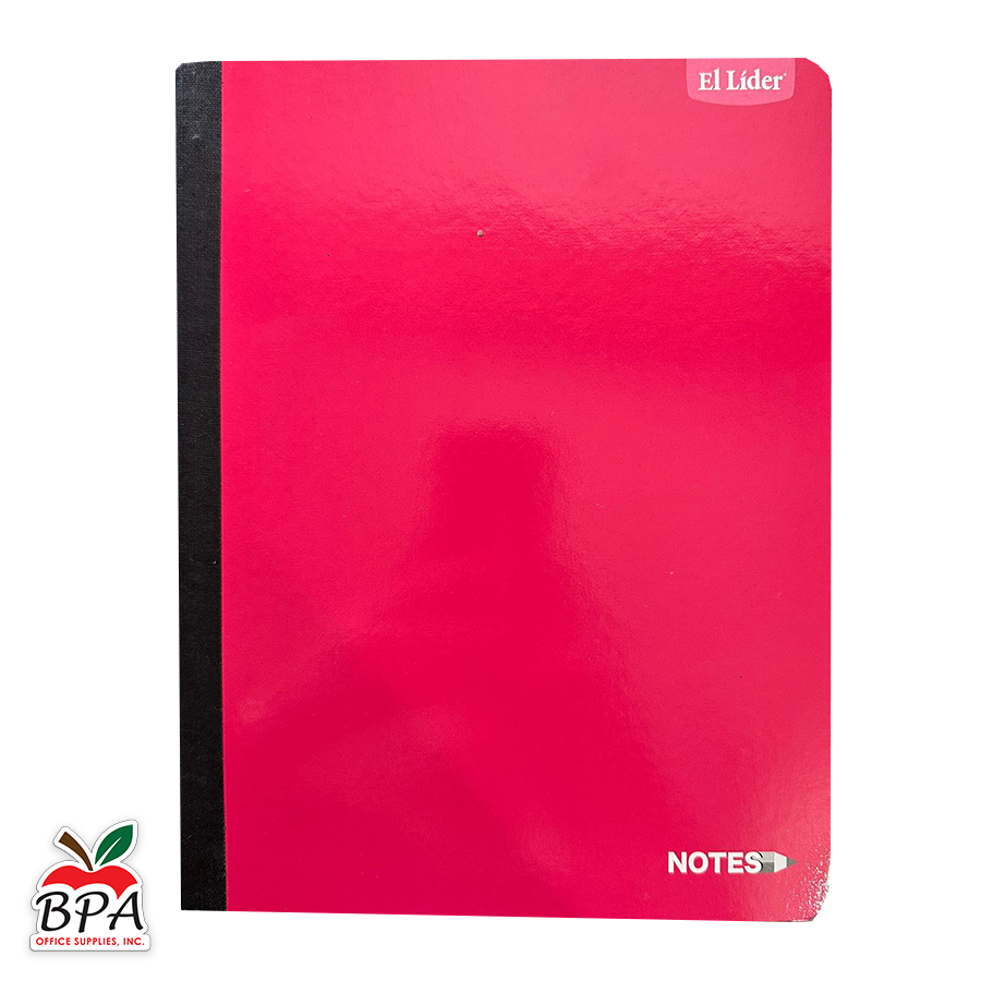 El Líder •  Libreta grande carpeta blanda "Color Notes Neon"