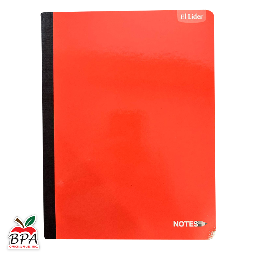 El Líder •  Libreta grande carpeta blanda "Color Notes Neon"