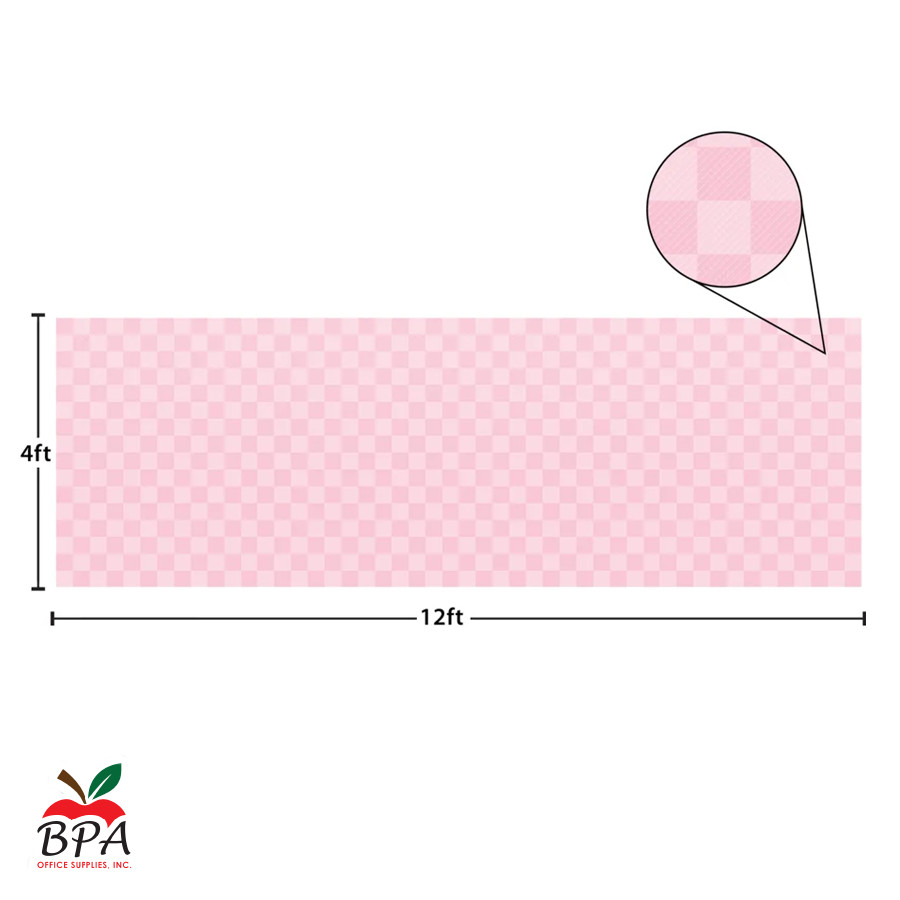 Teacher Created Resources • Rollo de papel para bulletin board "Pink Checkers - Better Than Paper"