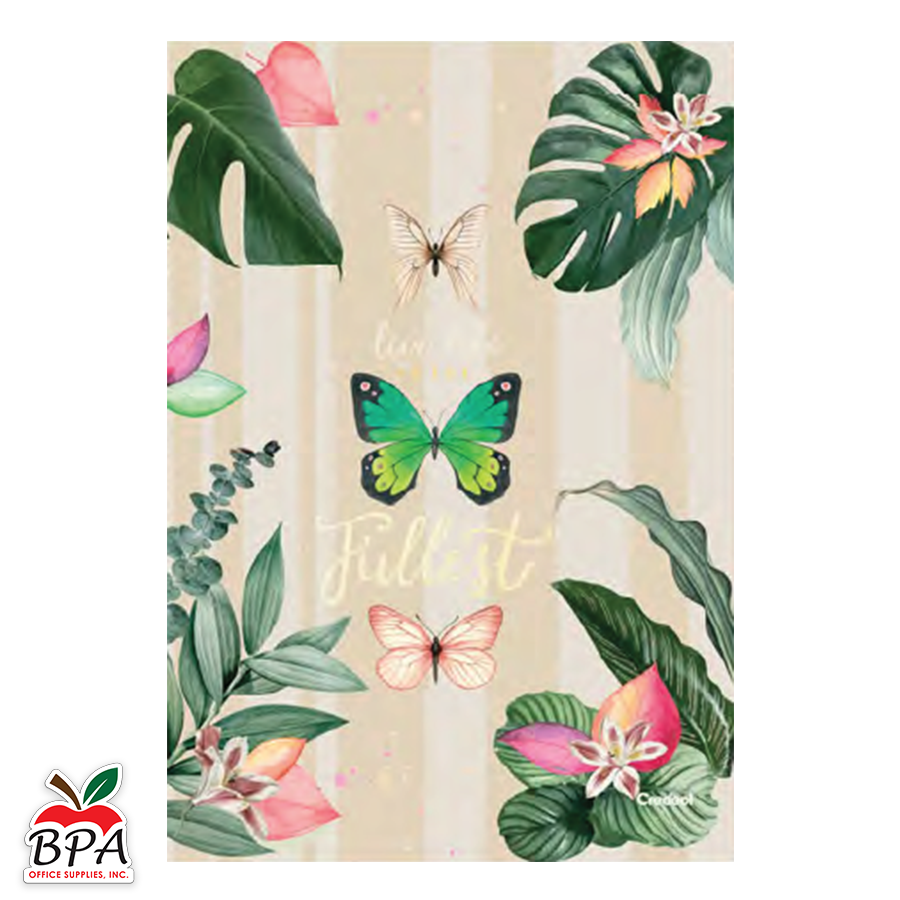 Credeal • Libreta grande carpeta dura "Purpurina"