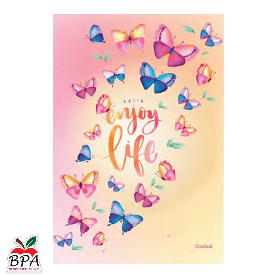 Credeal • Libreta grande carpeta dura "Purpurina"