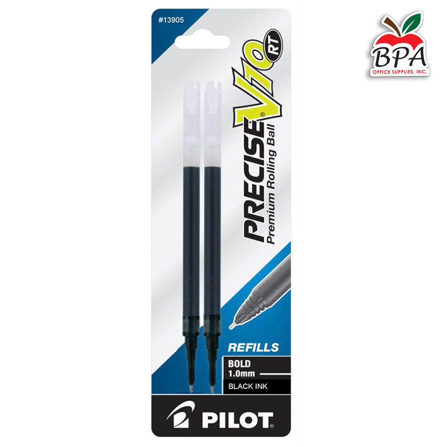 Pilot •  Refill Bolígrafos Precise V10 -  bold (Negro - 2pcs)