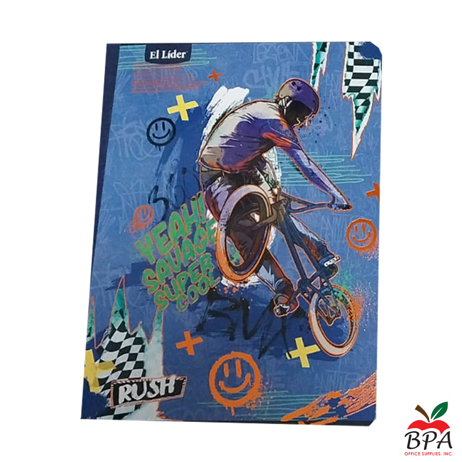 El Líder •  Libreta grande carpeta blanda "Rush Kids"