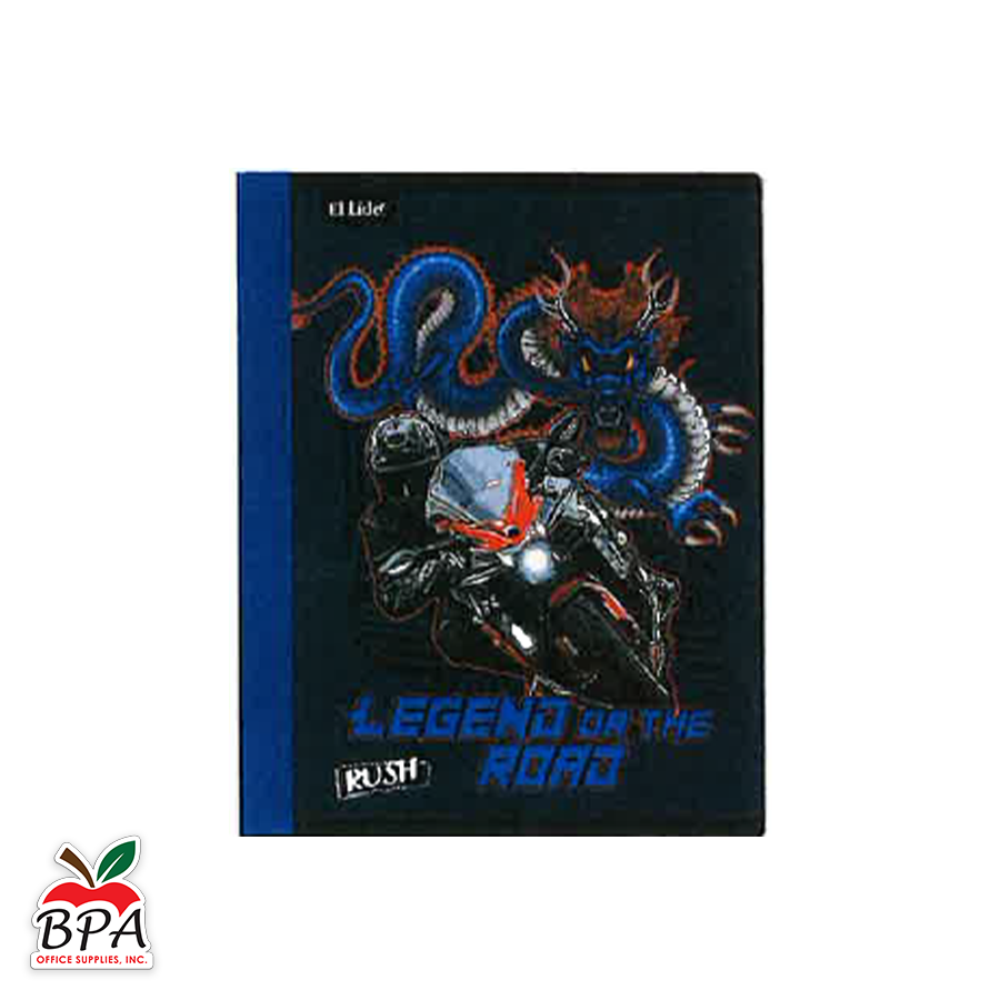 El Líder •  Libreta grande carpeta blanda "Rush Kids"