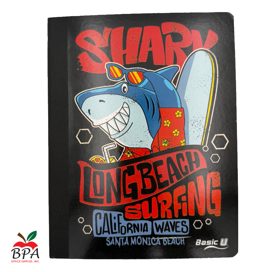 Basic U •  Libreta grande carpeta blanda "Sharky"