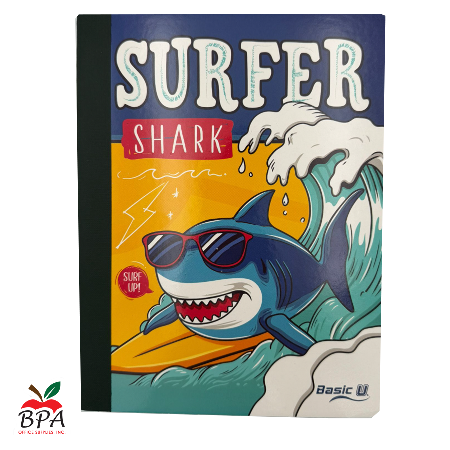 Basic U •  Libreta grande carpeta blanda "Sharky"
