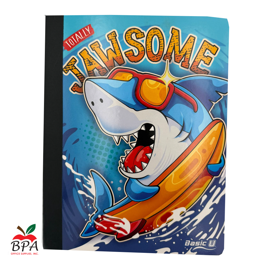 Basic U •  Libreta grande carpeta blanda "Sharky"