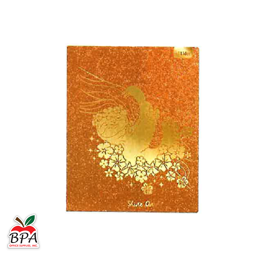 El Líder •  Libreta grande carpeta blanda "Shine On Glitter 2024"