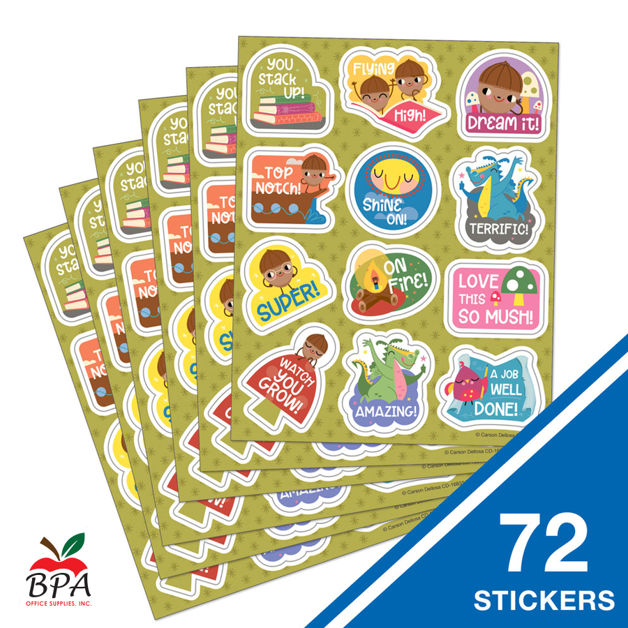 Carson Dellosa • Stickers "Fairy Tale Motivational"
