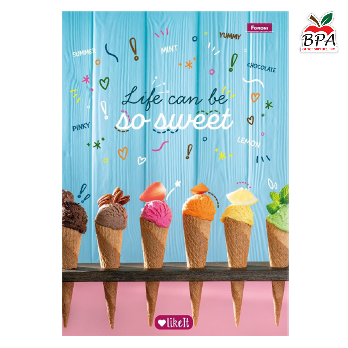 Foroni •  Libreta grande carpeta blanda "Like It - 2024"