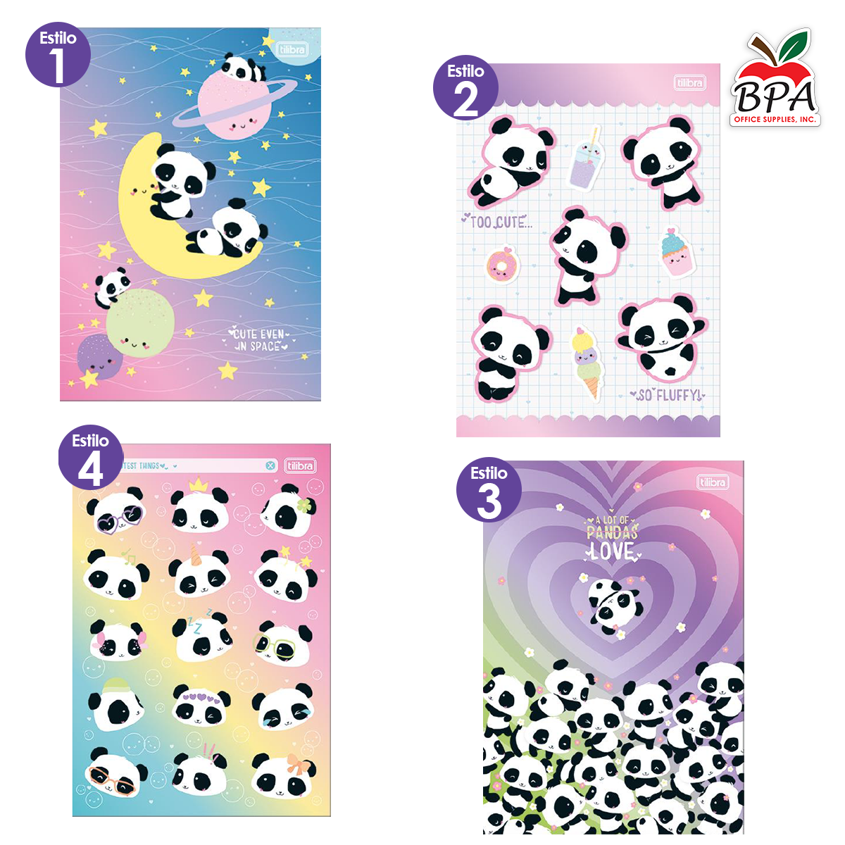 Tilibra •  Libreta grande carpeta blanda "Lovely Friend"